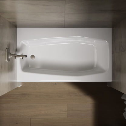 KOHLER K-713 Villager 60" x 34-1/4" alcove bath, left drain