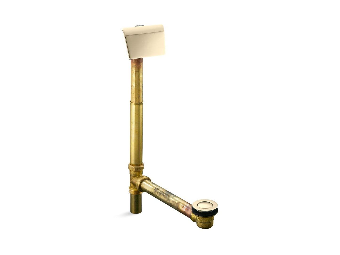 KOHLER K-7147-AF Tea-for-Two 1-1/2" contoured pop-up drain and overflow for above- or through-the-floor installation