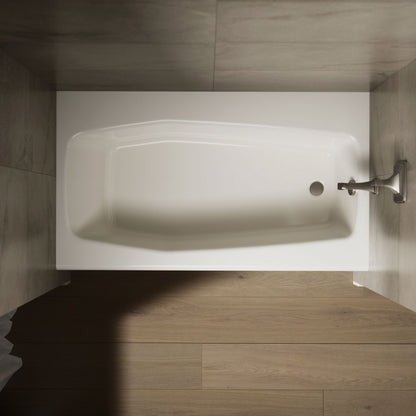 KOHLER K-714 Villager 60" x 34-1/4" alcove bath, right drain
