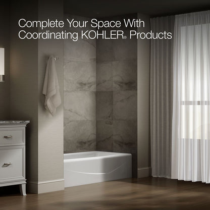 KOHLER K-715 Villager 60" x 30-1/4" alcove bath, left drain
