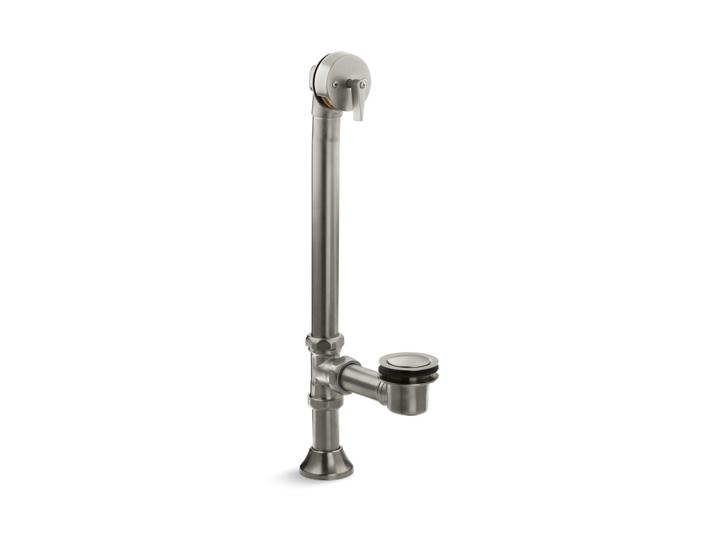 KOHLER K-7178 Iron Works Decorative 1-1/2" adjustable pop-up bath drain for 5' whirlpool with tailpiece