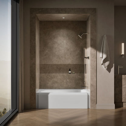 KOHLER K-722 Memoirs 60" x 33-3/4" alcove bath, right drain