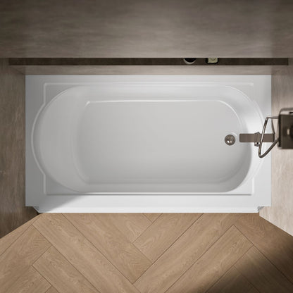 KOHLER K-722 Memoirs 60" x 33-3/4" alcove bath, right drain