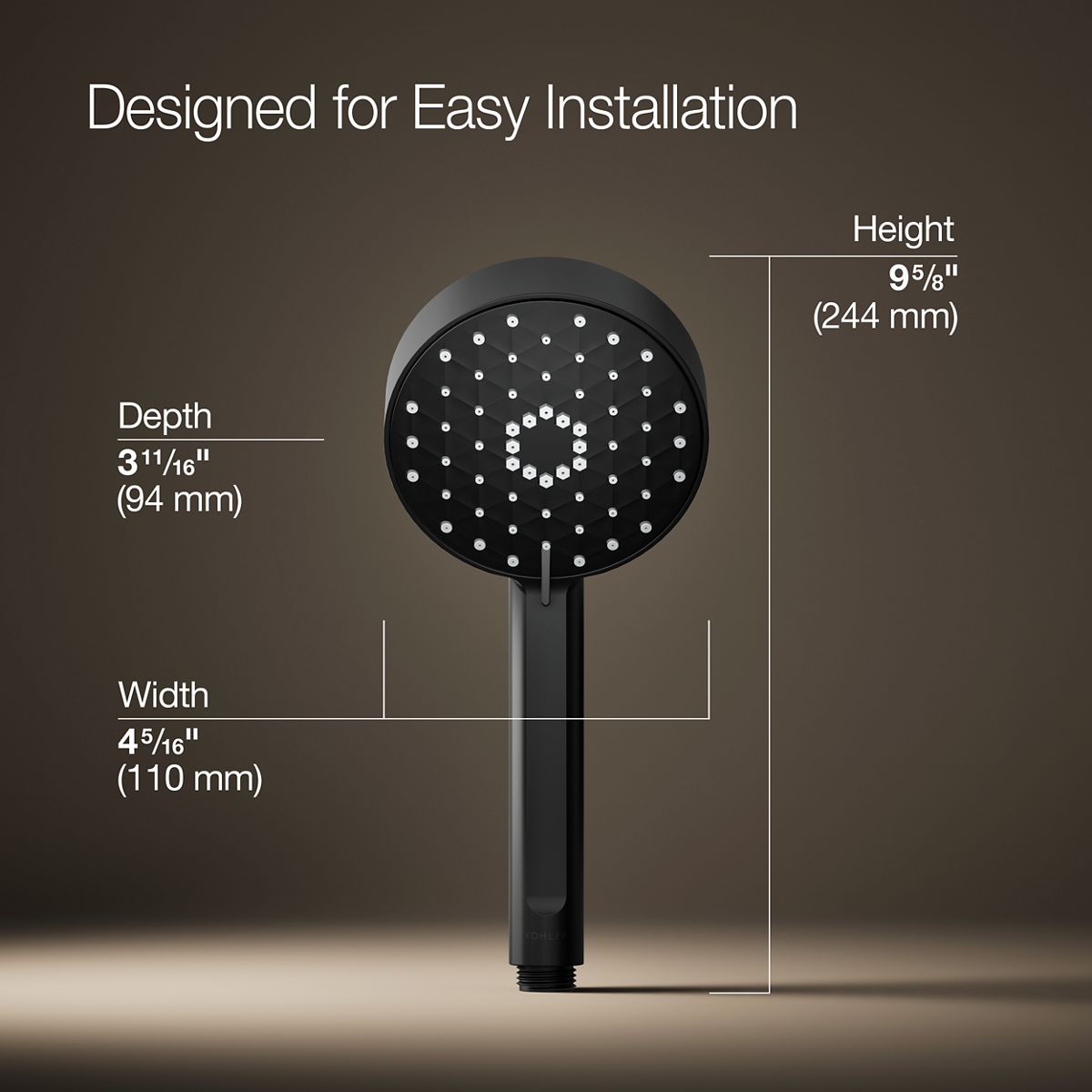 KOHLER K-72415-Y Awaken G110 Three-function handshower, 2.5 gpm