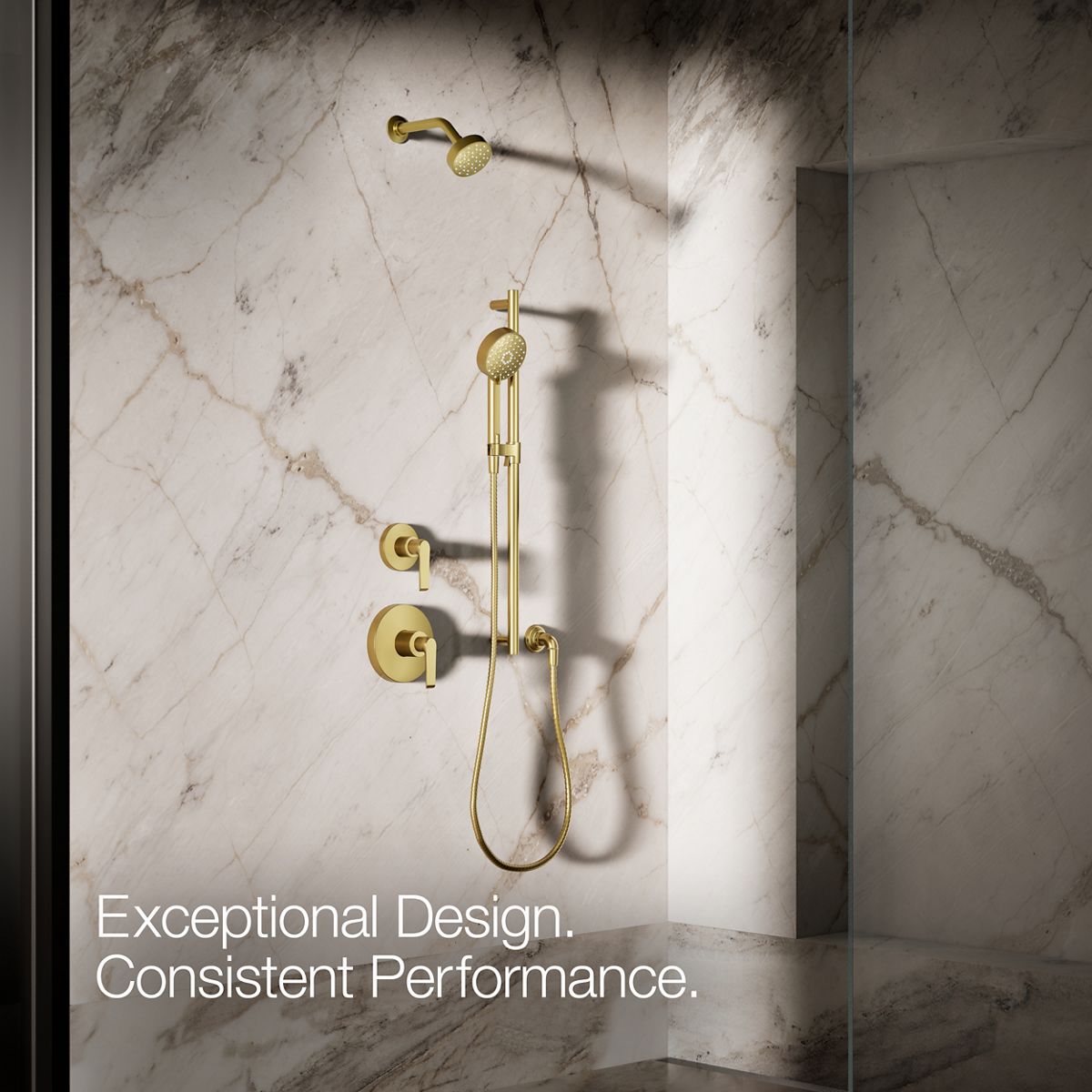 KOHLER K-72415-Y Awaken G110 Three-function handshower, 2.5 gpm