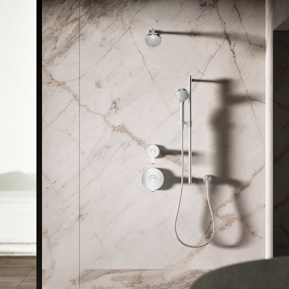 KOHLER K-72420-G Awaken B90 Three-function handshower, 1.75 gpm