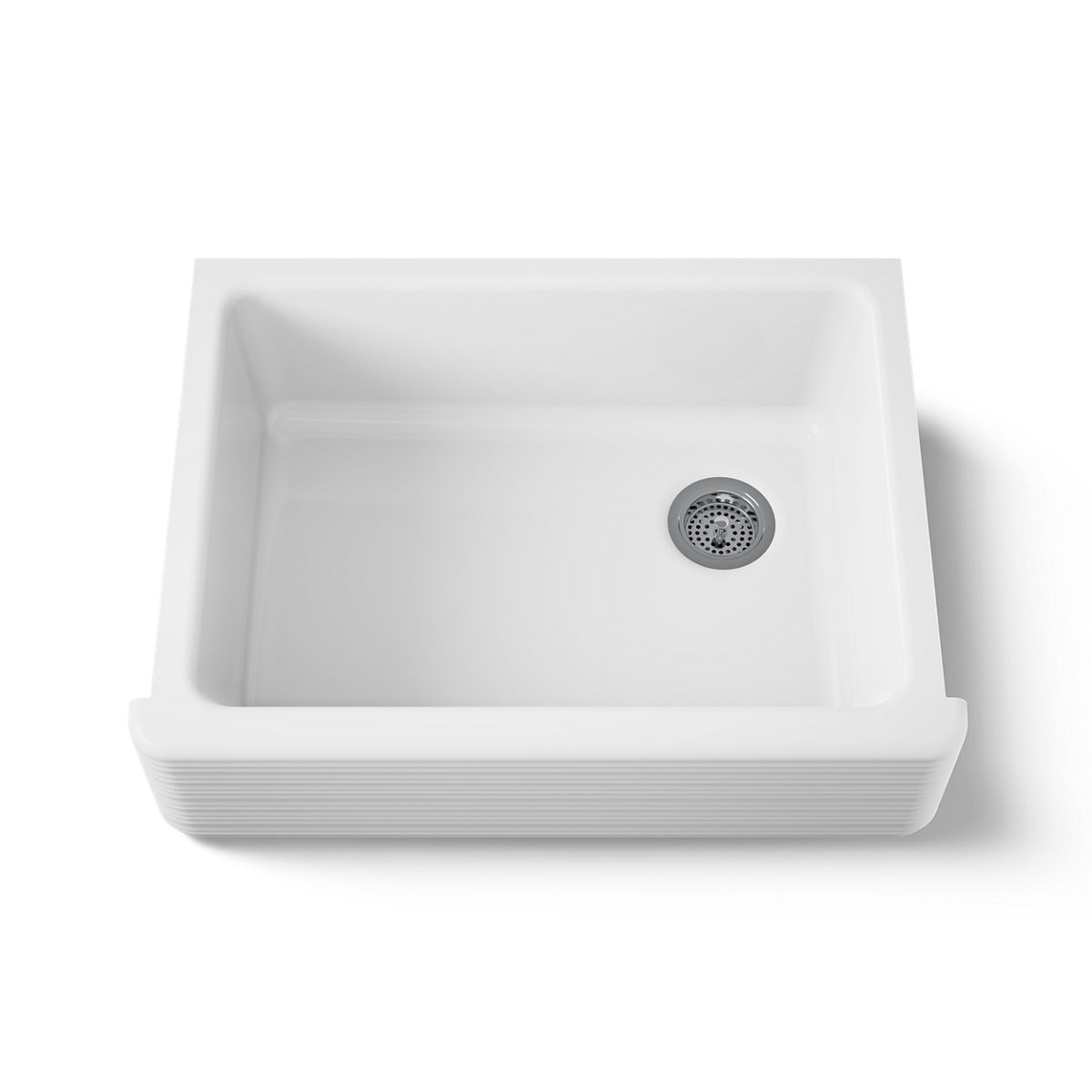 KOHLER K-7251 Whitehaven Hayridge 29-11/16"undermount single-bowl farmhouse kitchen sink