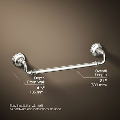 KOHLER K-72567 Artifacts 18" towel bar