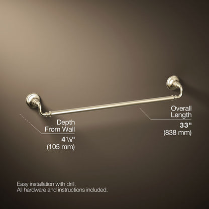 KOHLER K-72569 Artifacts 30" towel bar