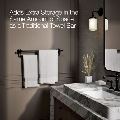 KOHLER K-72570 Artifacts 24" double towel bar