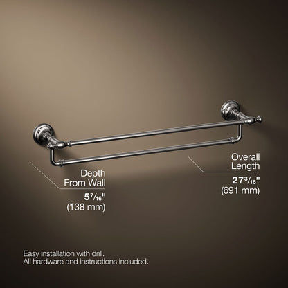 KOHLER K-72570 Artifacts 24" double towel bar
