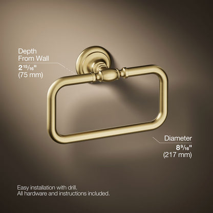 KOHLER K-72571 Artifacts Towel ring