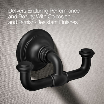 KOHLER K-72572 Artifacts Double robe hook
