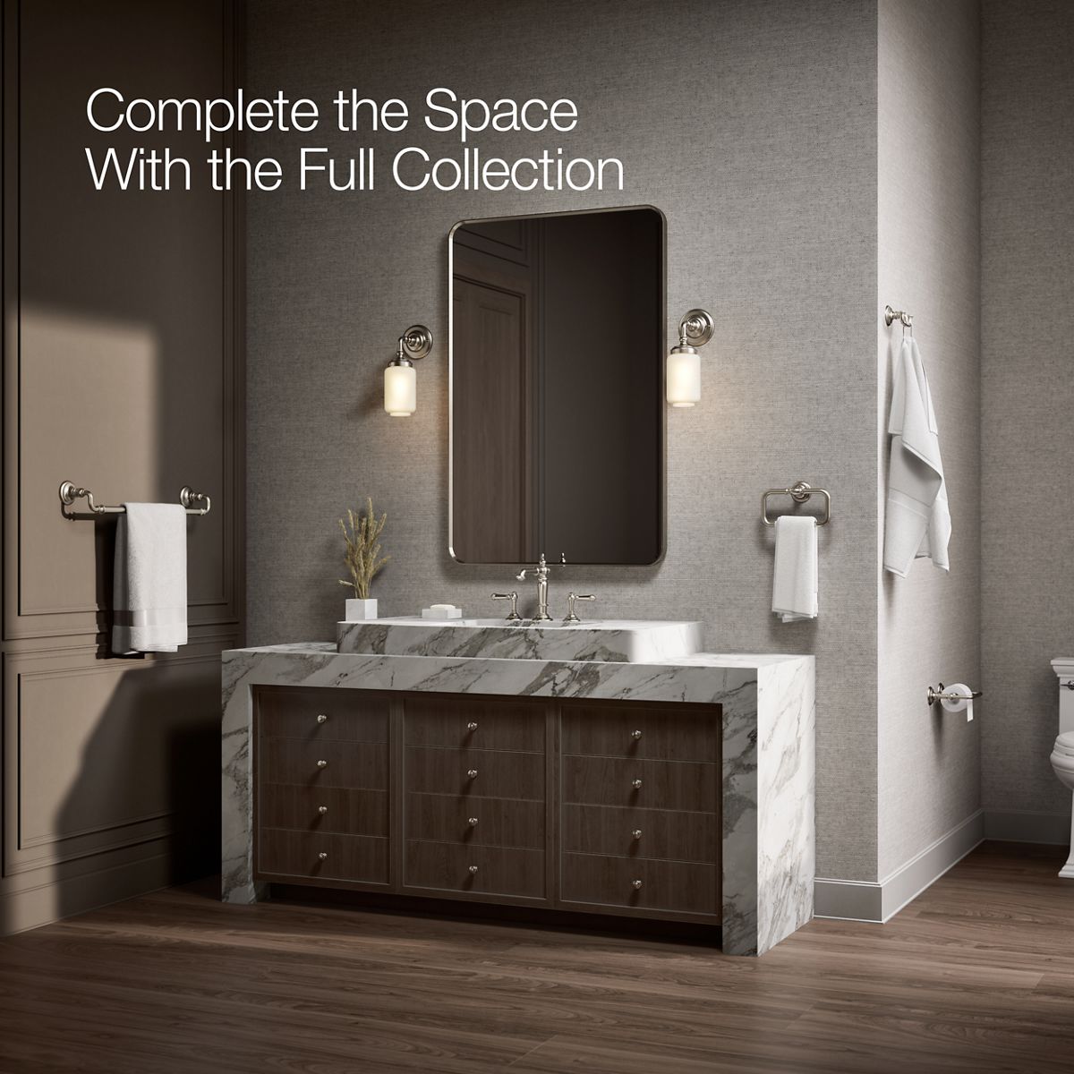 KOHLER K-72573 Artifacts Pivoting toilet paper holder