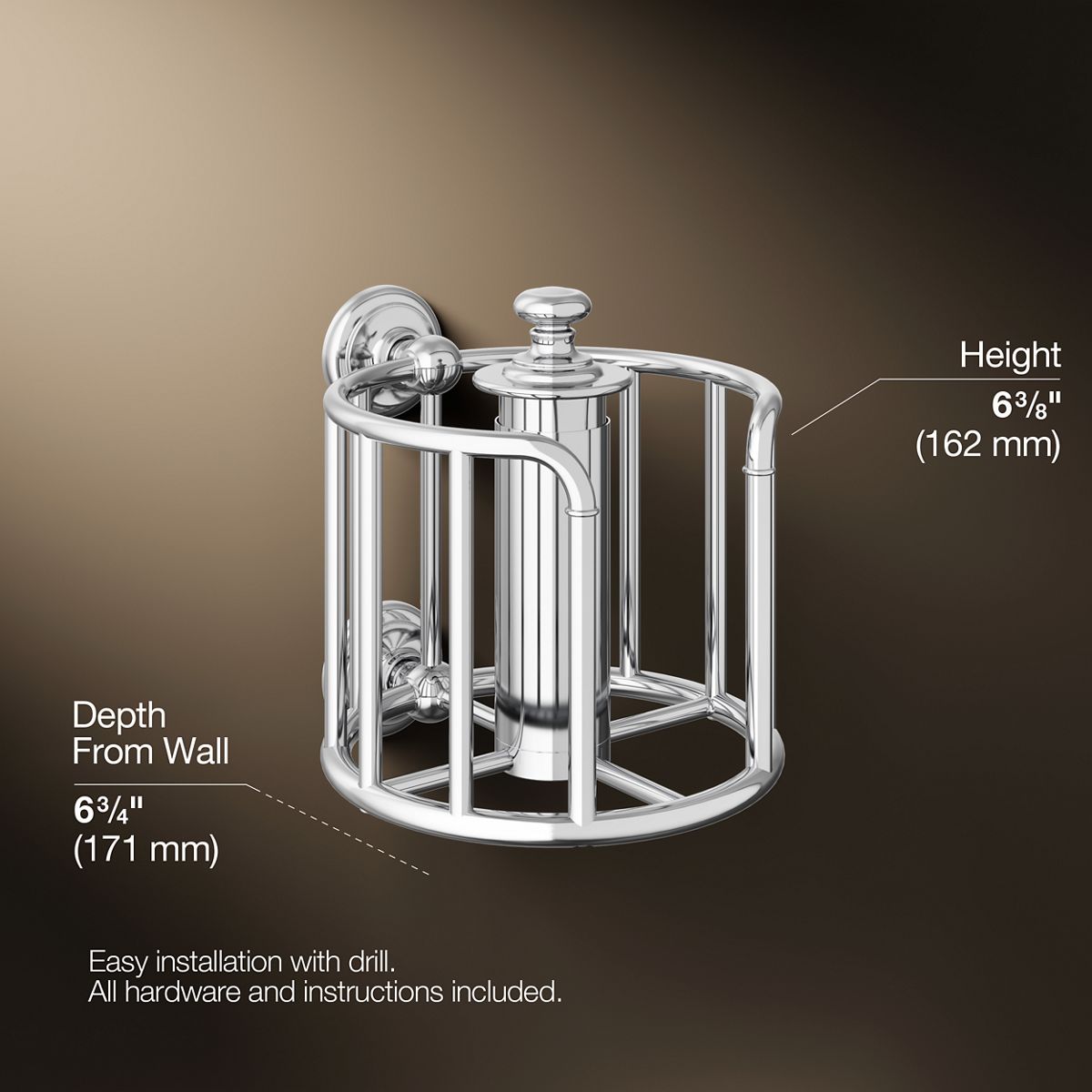 KOHLER K-72576 Artifacts Toilet paper carriage