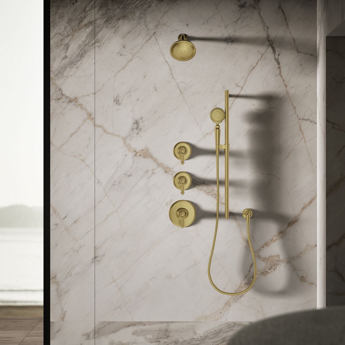 KOHLER K-72773 Artifacts Single-function showerhead, 2.5 gpm