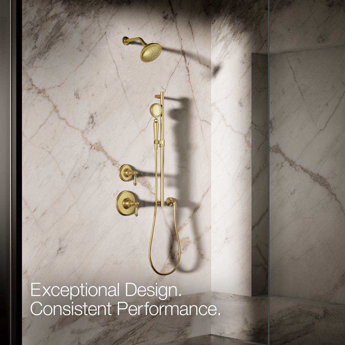 KOHLER K-72776-G Artifacts Single-function handshower, 1.75 gpm