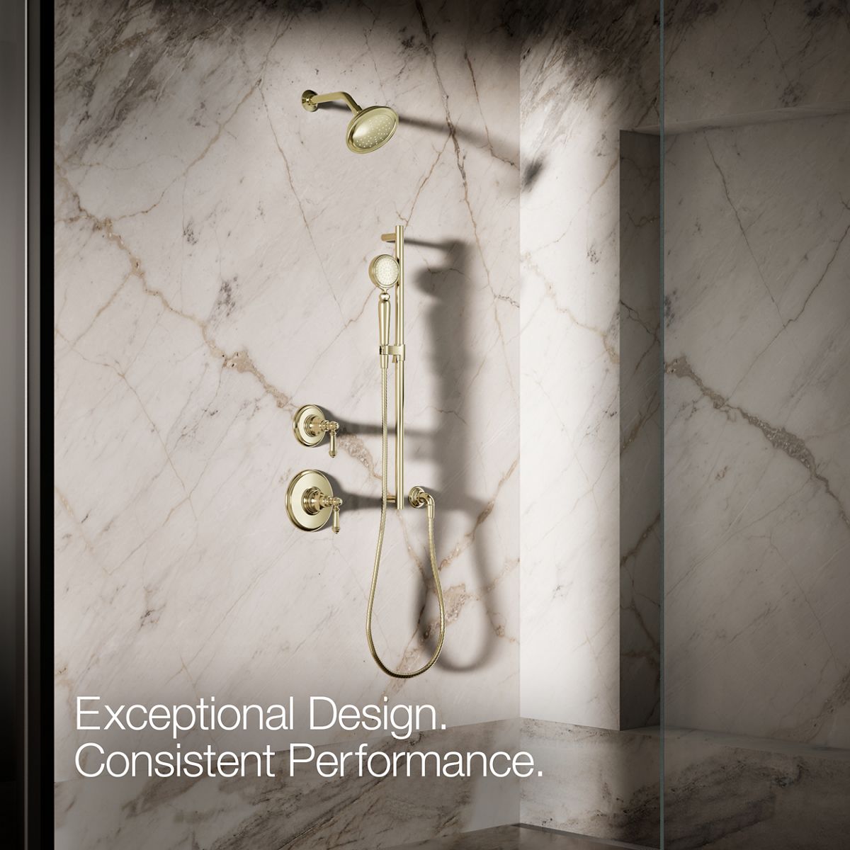 KOHLER K-72776-G Artifacts Single-function handshower, 1.75 gpm
