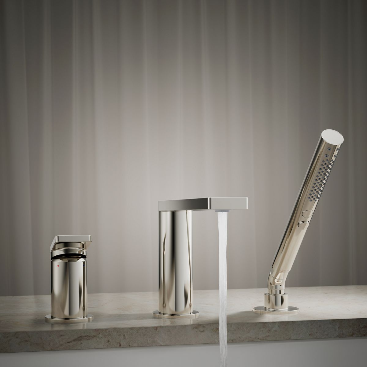 KOHLER Composed Deck-mount bath faucet with handshower