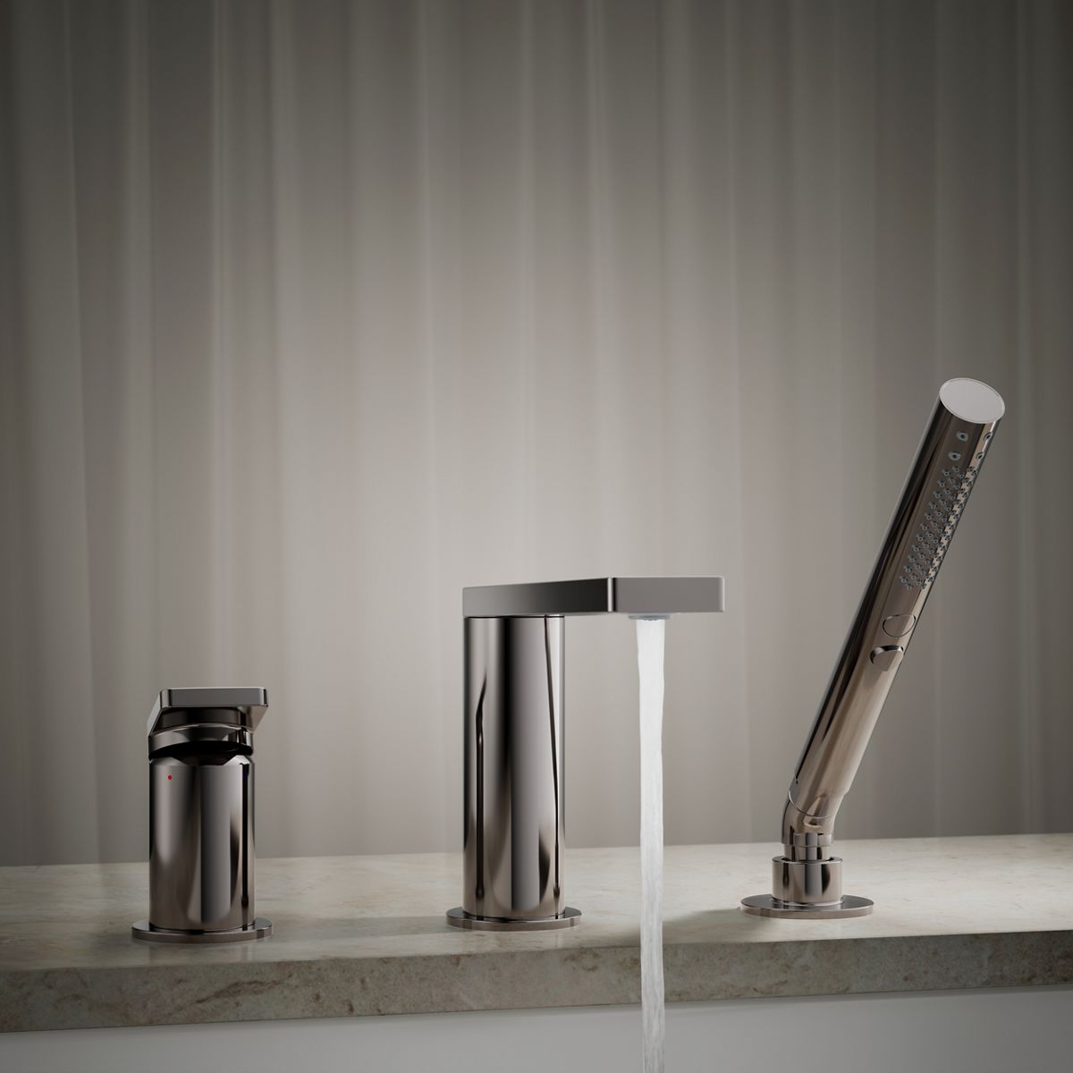 KOHLER Composed Deck-mount bath faucet with handshower