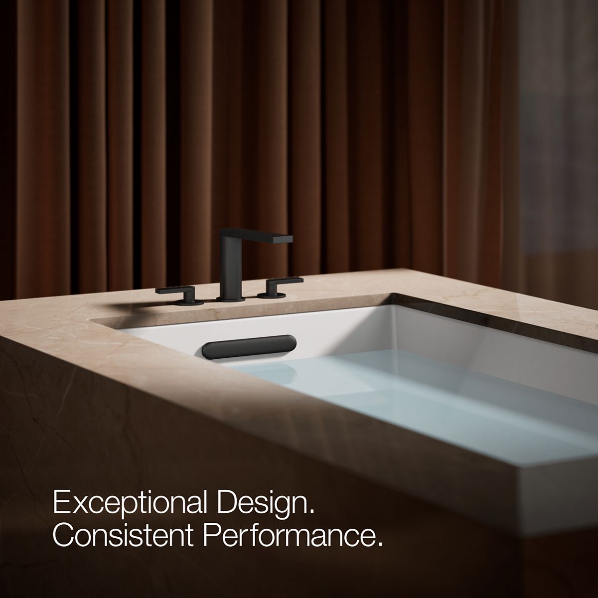 KOHLER Composed Deck-mount bath faucet with lever handles