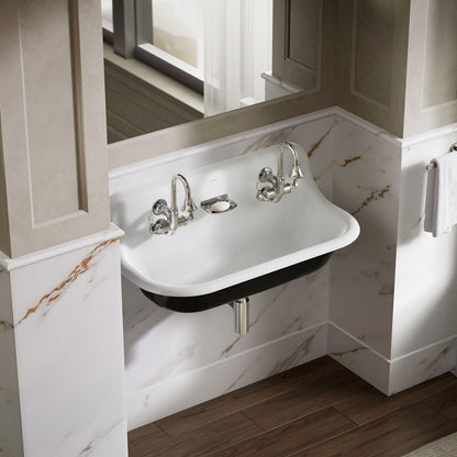 KOHLER K-730T70-4AR Triton Bowe Cannock Wall-mount service sink faucet, 12 gpm