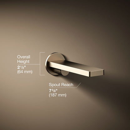 KOHLER Composed Wall-mount bath spout