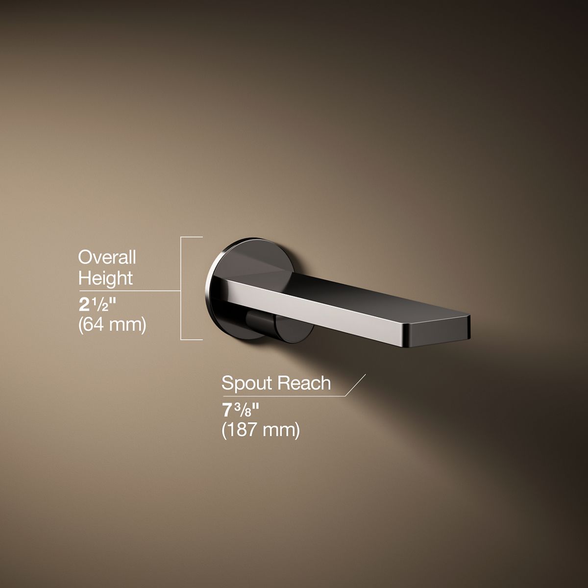 KOHLER Composed Wall-mount bath spout