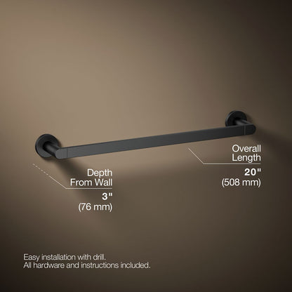 KOHLER Composed 18" towel bar