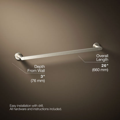 KOHLER Composed 24" towel bar