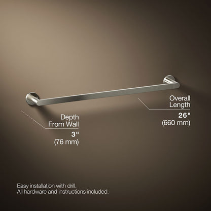 KOHLER Composed 24" towel bar