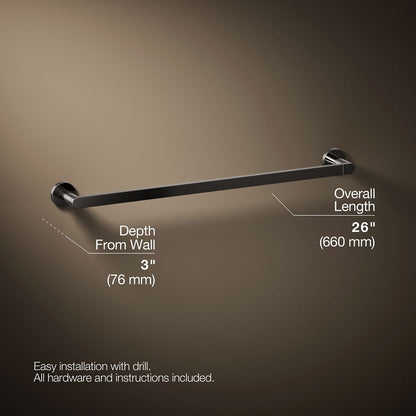 KOHLER Composed 24" towel bar