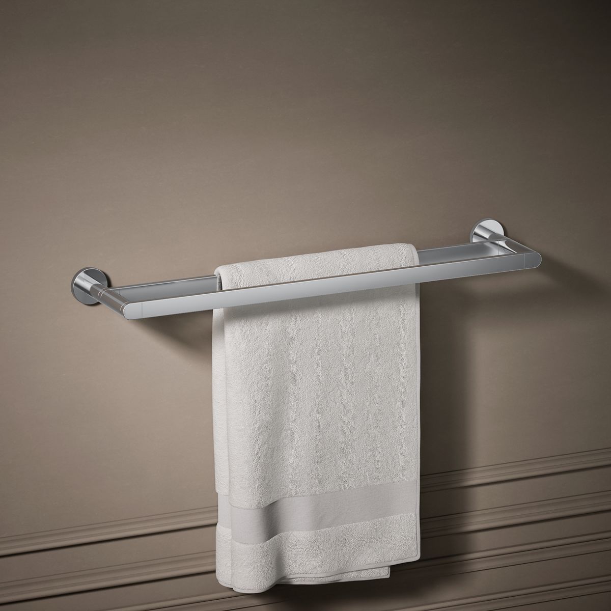 KOHLER Composed 24" double towel bar