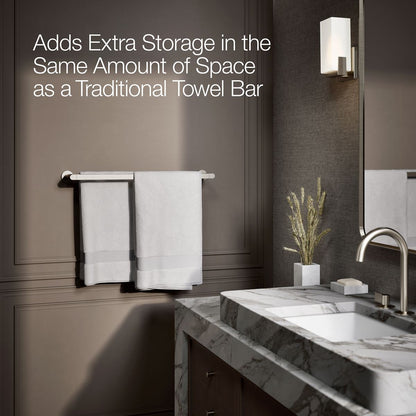 KOHLER Composed 24" double towel bar