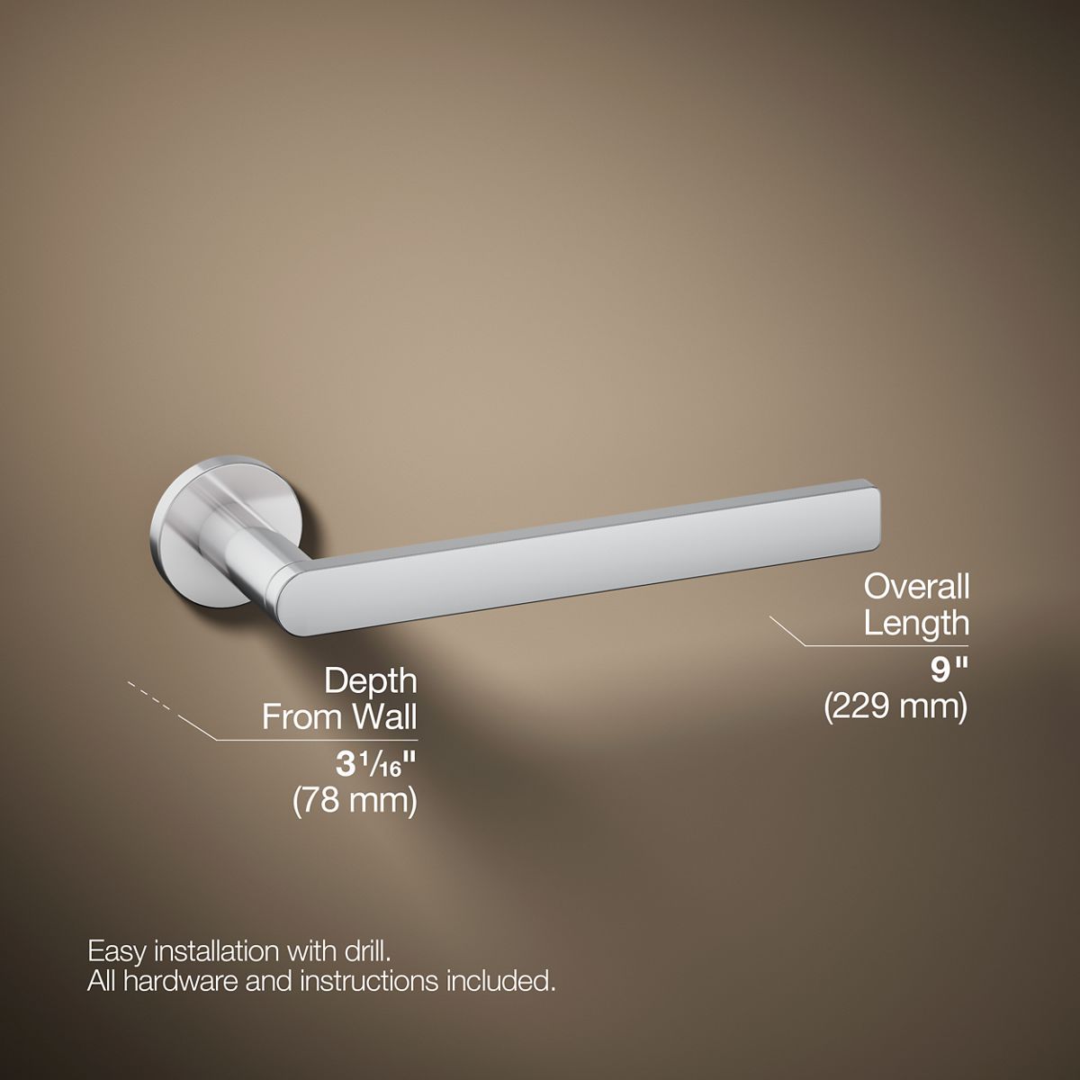 KOHLER Composed Towel arm