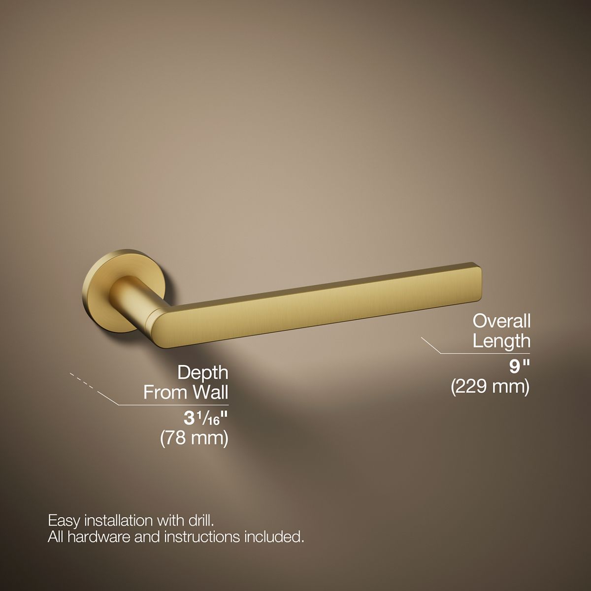 KOHLER Composed Towel arm
