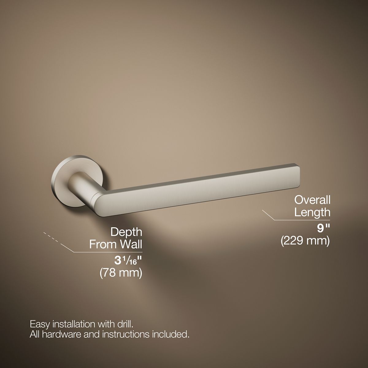 KOHLER Composed Towel arm