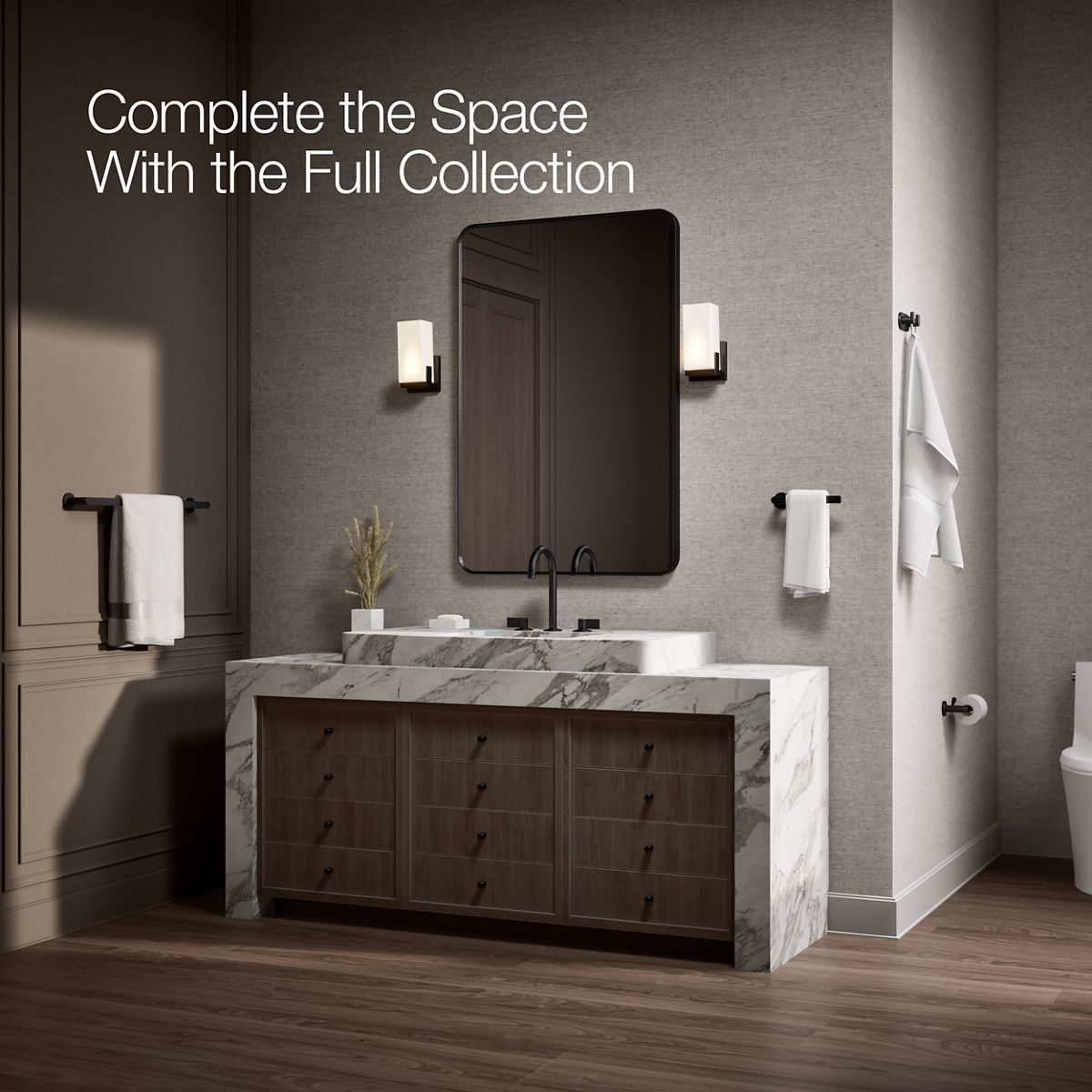 KOHLER Composed Pivoting toilet paper holder