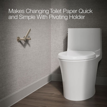 KOHLER Composed Pivoting toilet paper holder