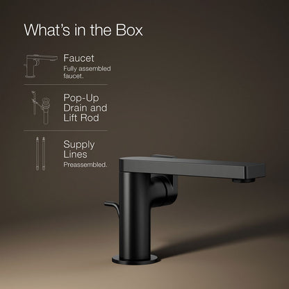 KOHLER Composed Single-handle bathroom sink faucet with Lever handle, 1.2 gpm