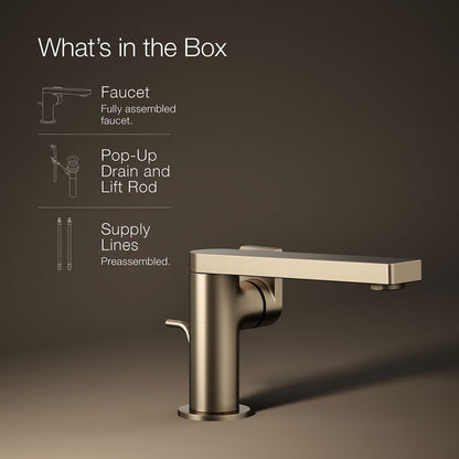 KOHLER Composed Single-handle bathroom sink faucet with Lever handle, 1.2 gpm