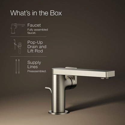 KOHLER Composed Single-handle bathroom sink faucet with Lever handle, 1.2 gpm