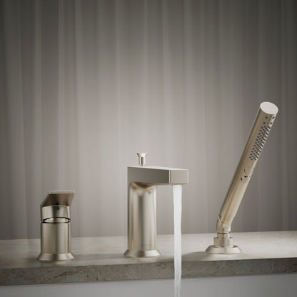 KOHLER K-74032-4 Taut Deck-mount bath faucet with handshower