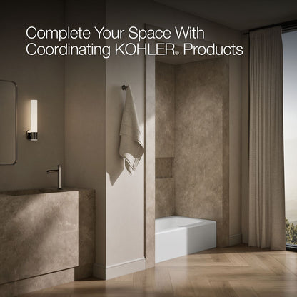 KOHLER K-745 Seaforth 54" x 30-1/4" alcove bath, left drain