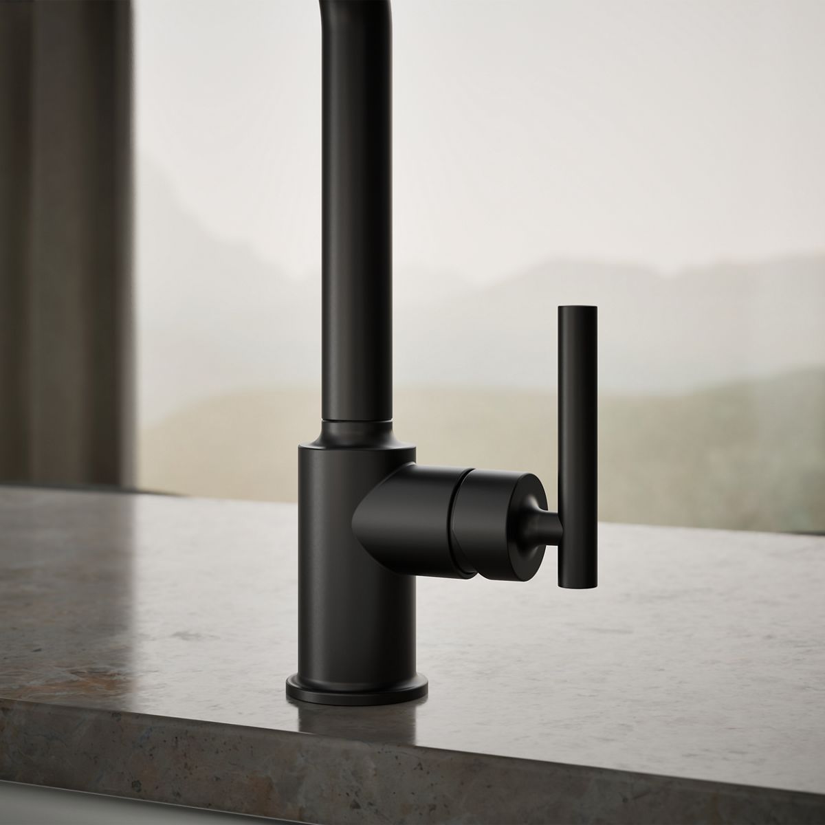 KOHLER Purist Single-handle kitchen sink faucet