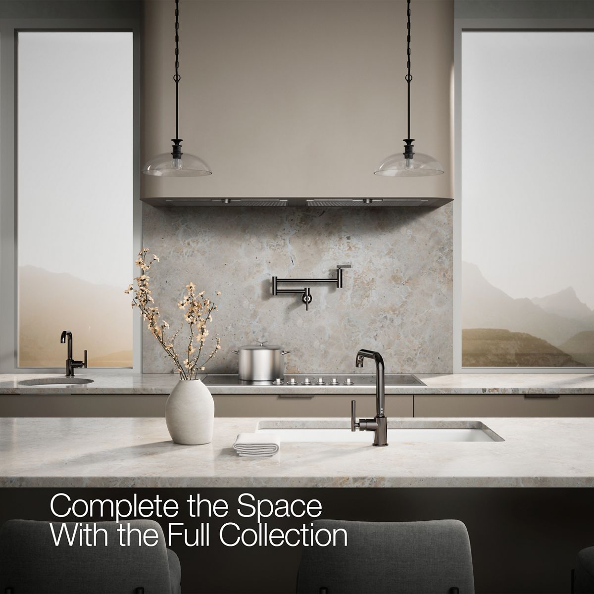KOHLER Purist Single-handle kitchen sink faucet
