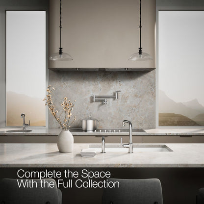 KOHLER Purist Single-handle kitchen sink faucet with side sprayer