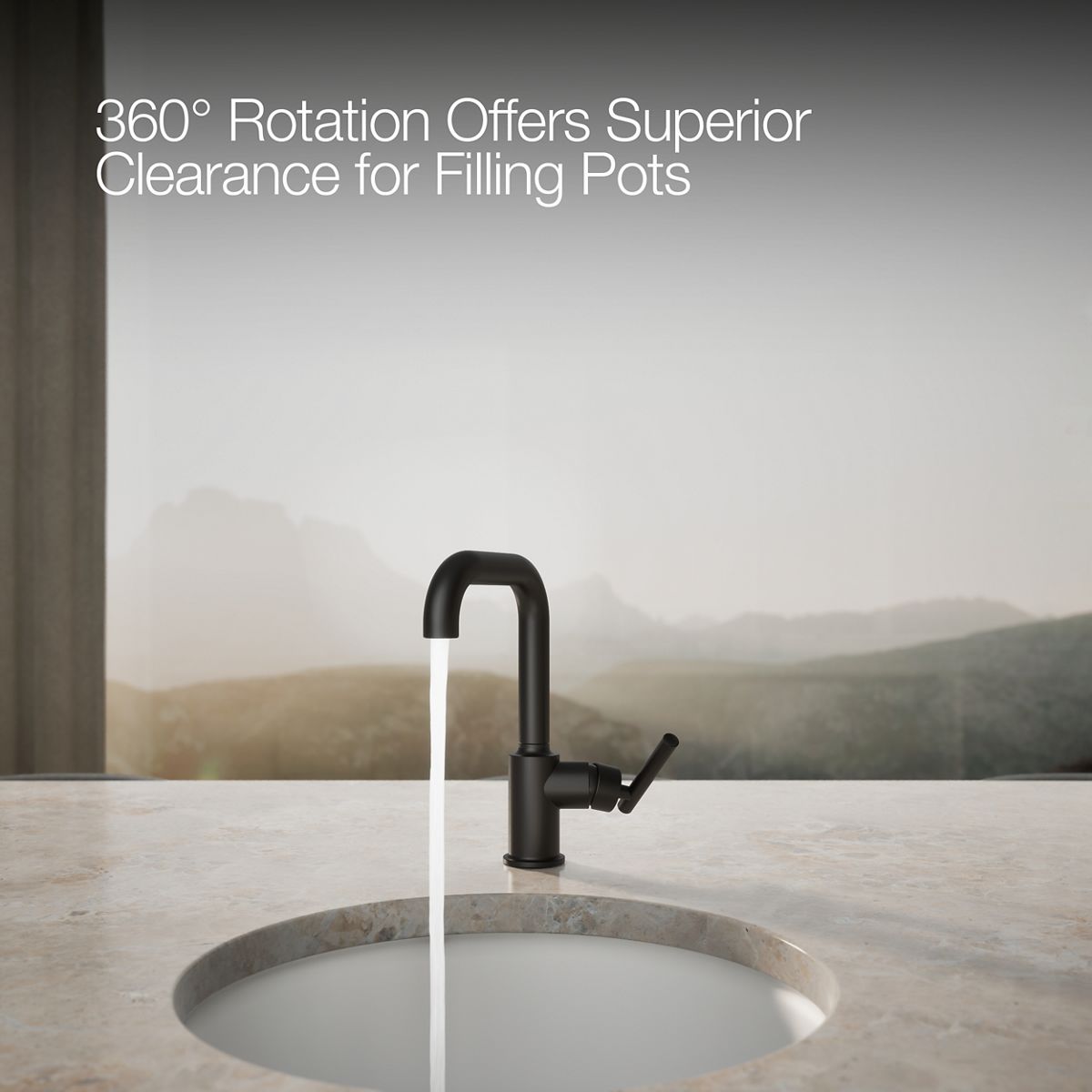 KOHLER Purist Single-handle bar sink faucet