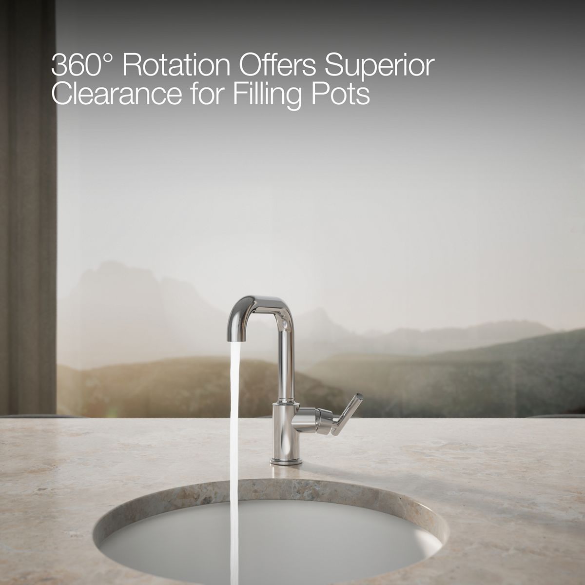 KOHLER Purist Single-handle bar sink faucet