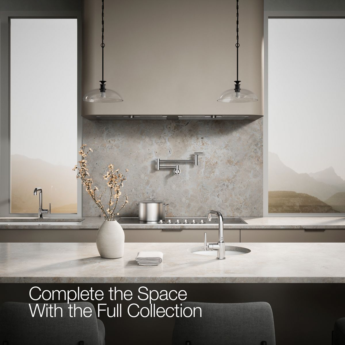 KOHLER Purist Single-handle bar sink faucet